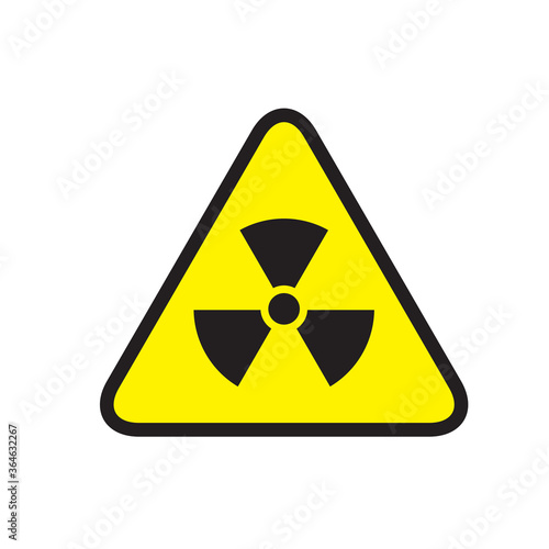 Radioactive icon vector design template illustration