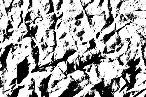 Crumpled Paper Textured Ink Print Vector Vintage