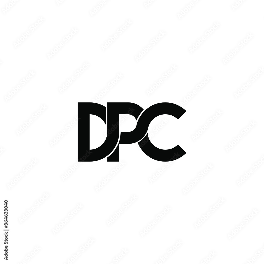 dpc letter original monogram logo design dpc letter original monogram logo design