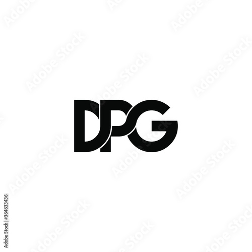 dpg letter original monogram logo design