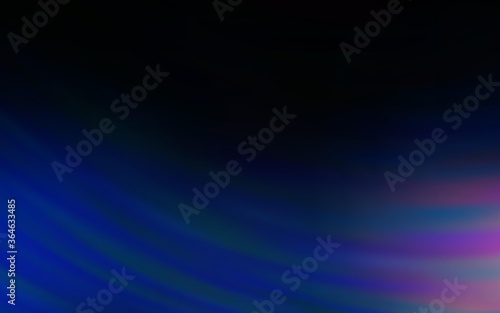 Dark BLUE vector background with wry lines. An elegant bright illustration with gradient. The best colorful design for your business.