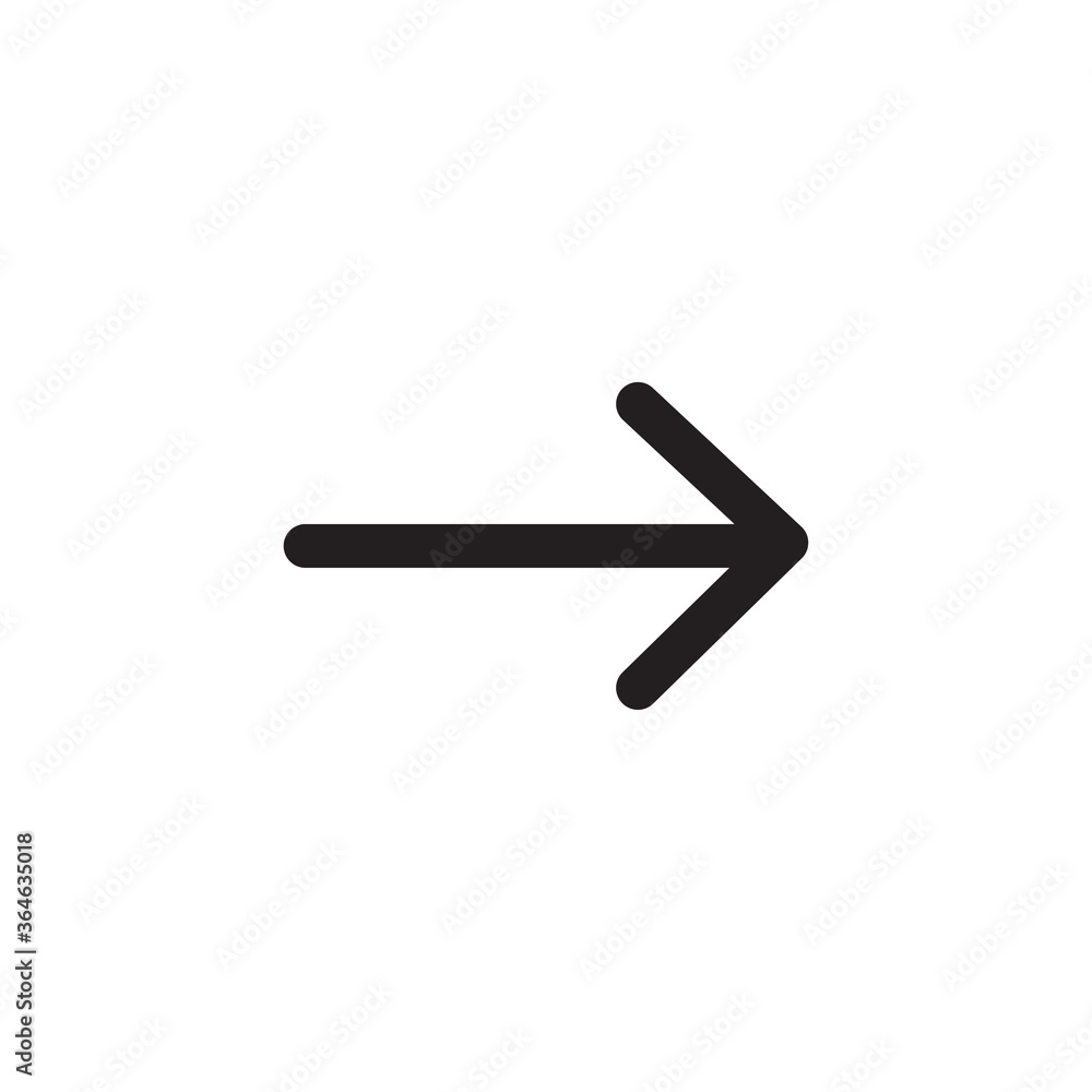 Arrow icon vector flat style illustration Arrow icon vector flat style illustration