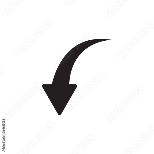 Free Download Arrow icon vector flat style illustration - GFXLoad