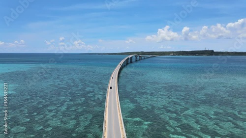 4Kドローン空撮・沖縄県・宮古島・伊良部大橋