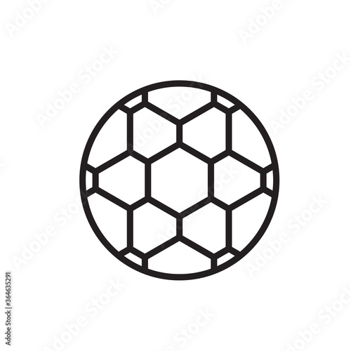 Soccer icon vector logo design template
