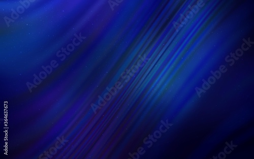 Dark BLUE vector texture with milky way stars. Shining illustration with sky stars on abstract template. Pattern for astronomy websites.