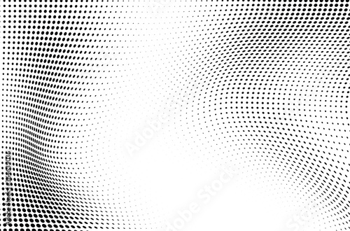 The halftone texture is monochrome. Vector chaotic background