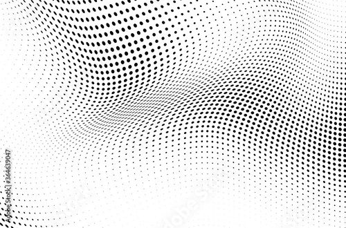 The halftone texture is monochrome. Vector chaotic background
