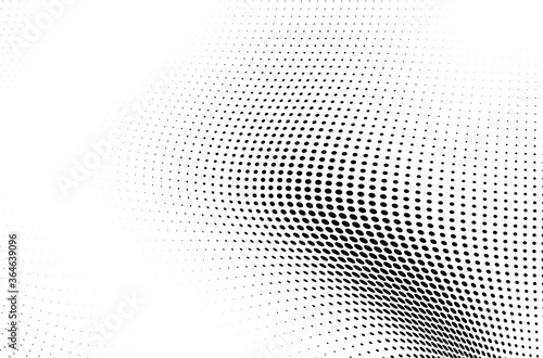 The halftone texture is monochrome. Vector chaotic background