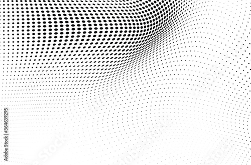 The halftone texture is monochrome. Vector chaotic background