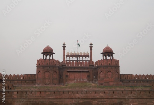 Red Fort ,Delhi,India, architecture,red sandstone,flag,canopies,structure,Independence Day,minarets