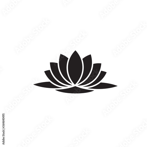 Lotus icon vector