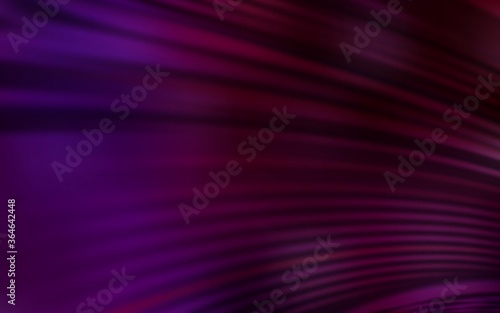 Dark Purple vector background with curved lines. A completely new colorful illustration in simple style. Abstract style for your business design.