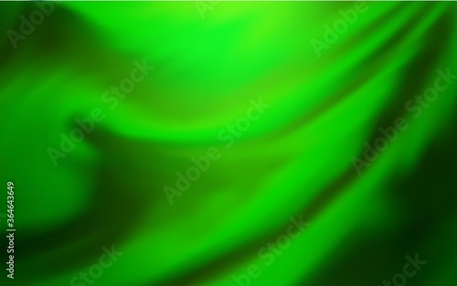 Light Green vector glossy abstract background. Glitter abstract illustration with gradient design. Elegant background for a brand book.
