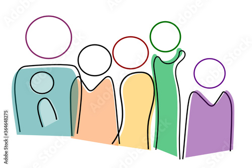 Logo équipe, diversité