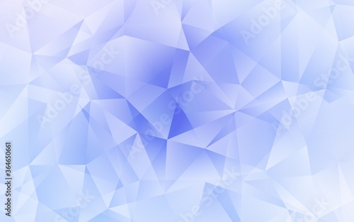 Light Purple vector polygonal template. Shining colorful illustration with triangles. Polygonal design for your web site.