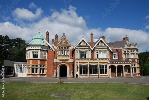 Bletchley Park Mansion in Buckinghamshire was the main base for Allied code breaking during World War II photo
