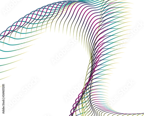 Abstract background blend wave line design for Wallpaper, Banner, Background, Card, Book Illustration, landing page