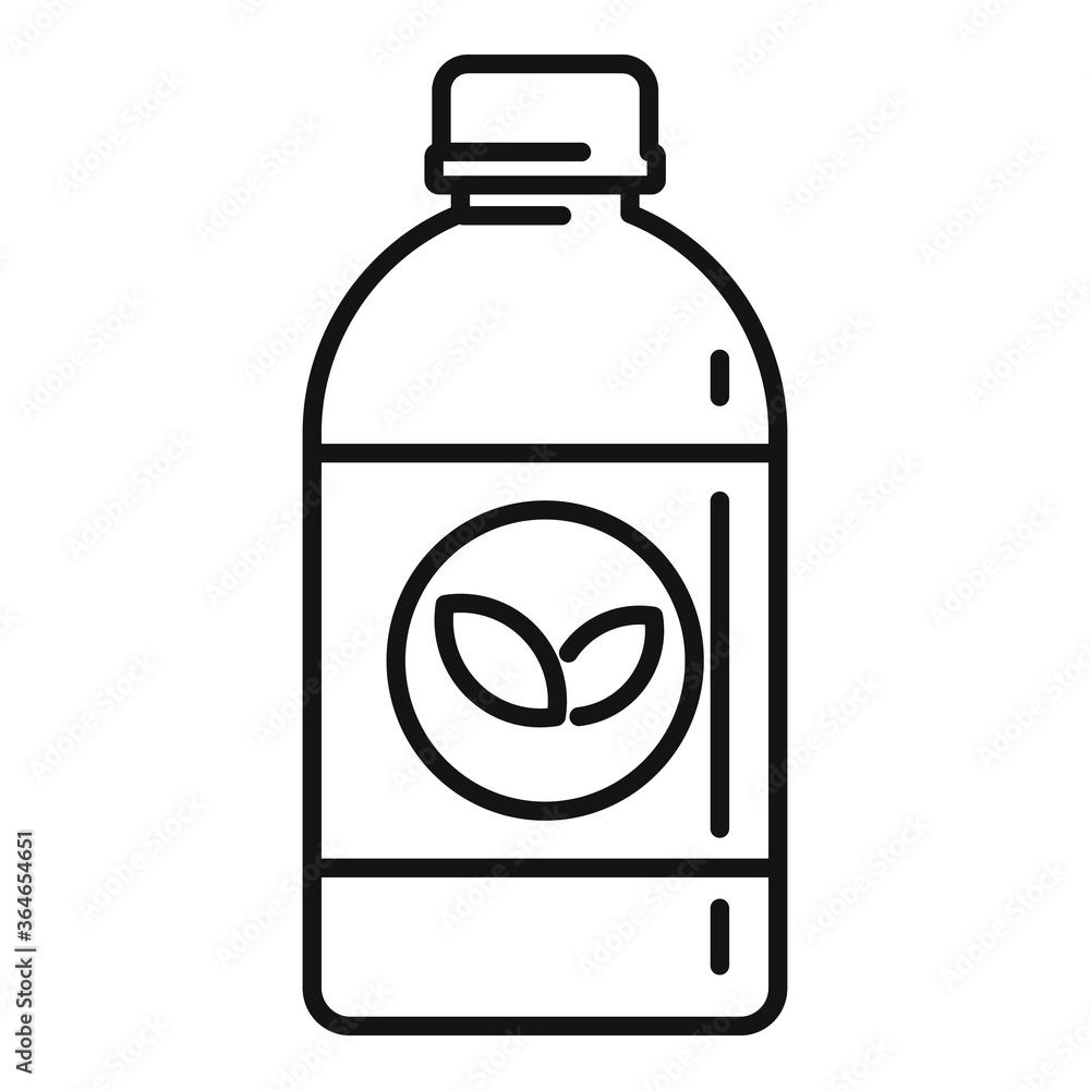 Plants cough syrup icon. Outline plants cough syrup vector icon for web design isolated on white background Plants cough syrup icon. Outline plants cough syrup vector icon for web design isolated on white background