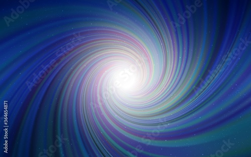 Dark Pink, Blue vector layout with cosmic stars. Space stars on blurred abstract background with gradient. Pattern for futuristic ad, booklets.