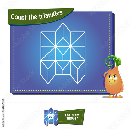 Count the triangles 32 brainteaser