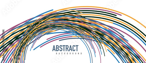 Аbstract moving colorful lines vector backgrounds for cover, placard, poster, banner or flyer