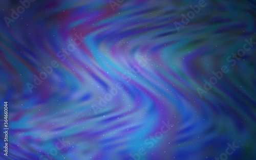 Light BLUE vector background with astronomical stars. Space stars on blurred abstract background with gradient. Pattern for futuristic ad, booklets.