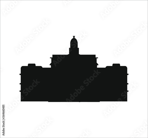 Obraz na płótnie tarrant county court of Fort Worth city in usa w salonie