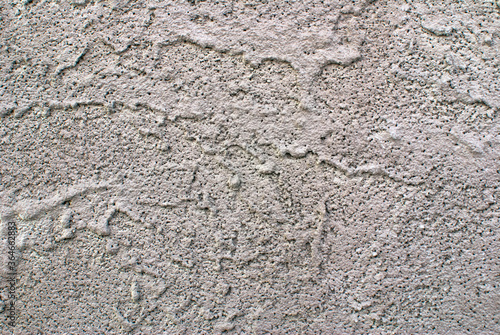 Photo of background. Gray plaster on the wall. Decorative texture. Illustration.