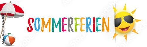 Sommerferien Banner