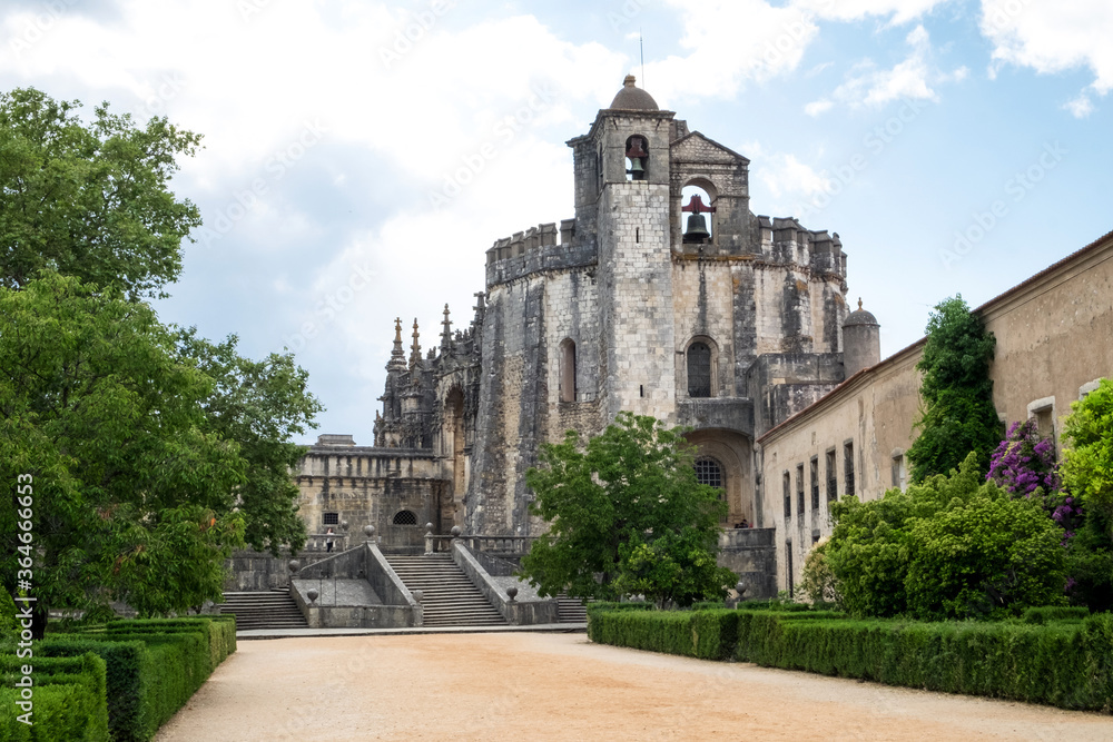 The ruins of the medieval monastery in Portugal