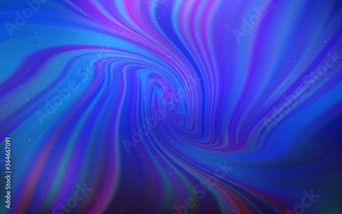 Light BLUE vector background with galaxy stars. Modern abstract illustration with Big Dipper stars. Template for cosmic backgrounds.