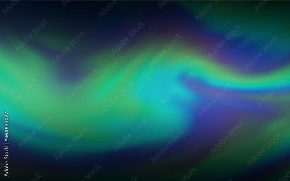 Dark Green vector abstract blurred background. Abstract colorful illustration with gradient. New style design for your brand book.