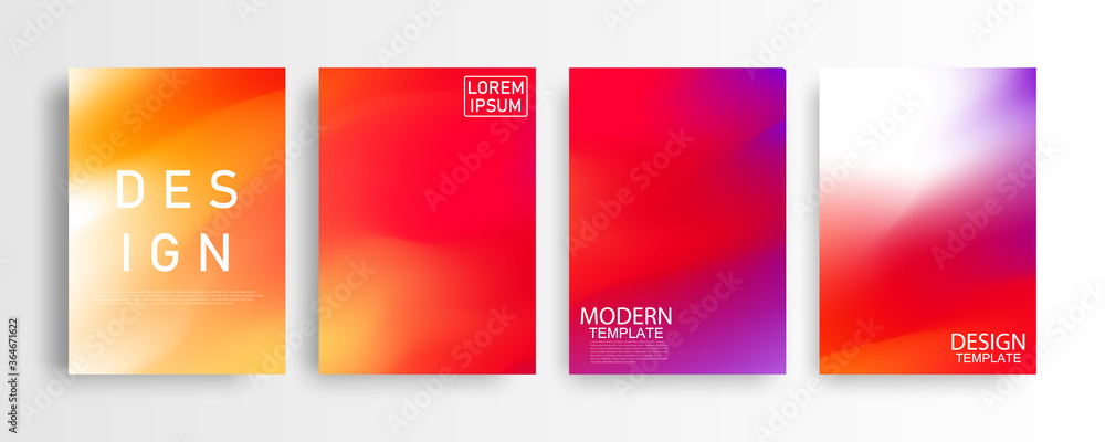 Abstract mockup Pastel colorful gradient background A4 concept for your graphic colorful design, Layout Design Template for Brochure