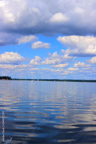 sky over the lake