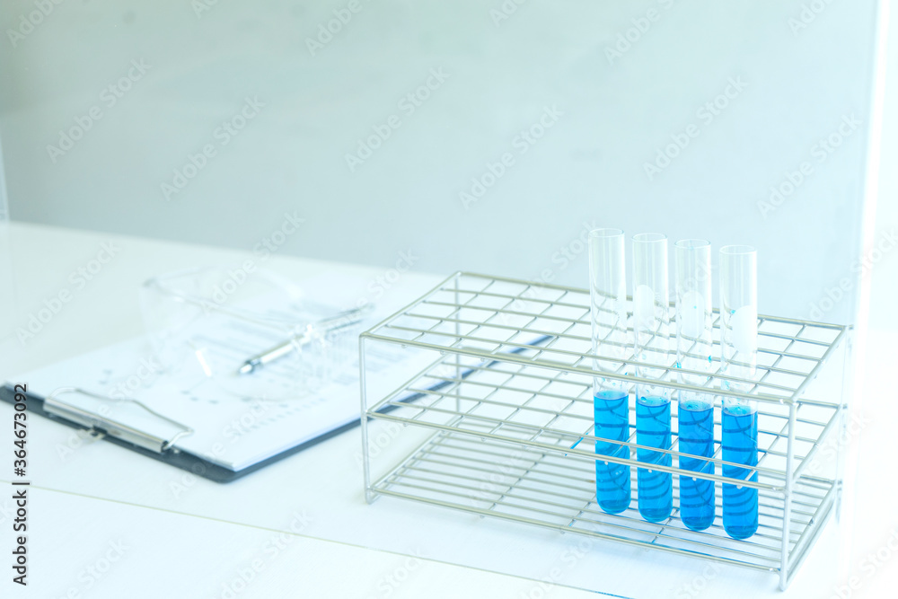 Chemistry glassware equipment on the lab Chemistry glassware equipment on the lab