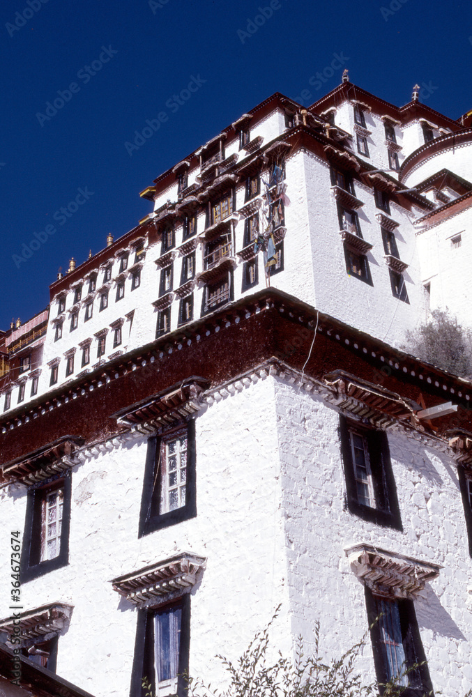 China, tibet, lhasa, Potala palace dalai lama residence