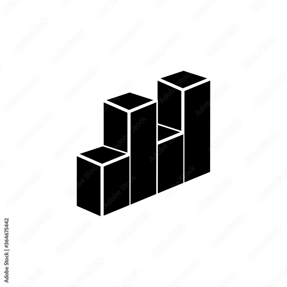 Obraz premium graphic and diagram icon vector symbol eps 10 isolated illustrations white background