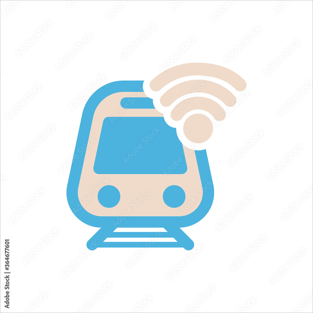 electric train icon flat vector logo design trendy electric train icon flat vector logo design trendy