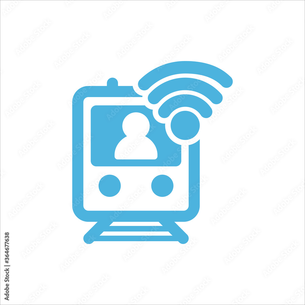 electric train icon flat vector logo design trendy electric train icon flat vector logo design trendy