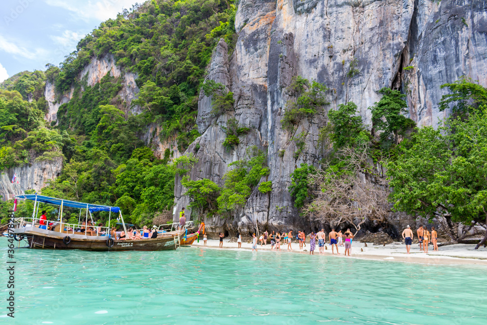 Monkey Beach - Phi Phi Island, Thailand