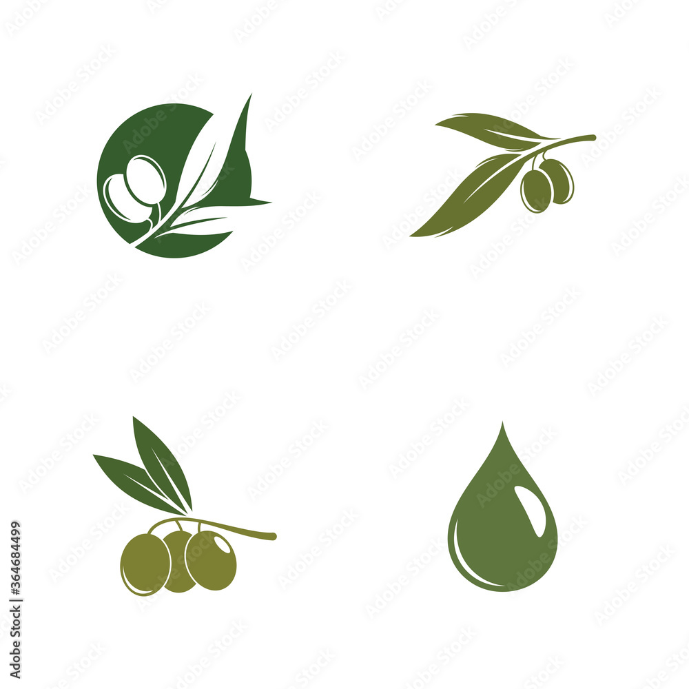 Olive logo template vector icon illustration Olive logo template vector icon illustration