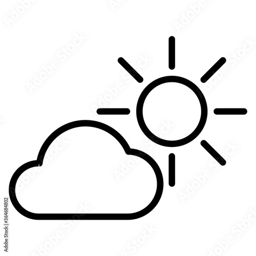 Sunny weather icon