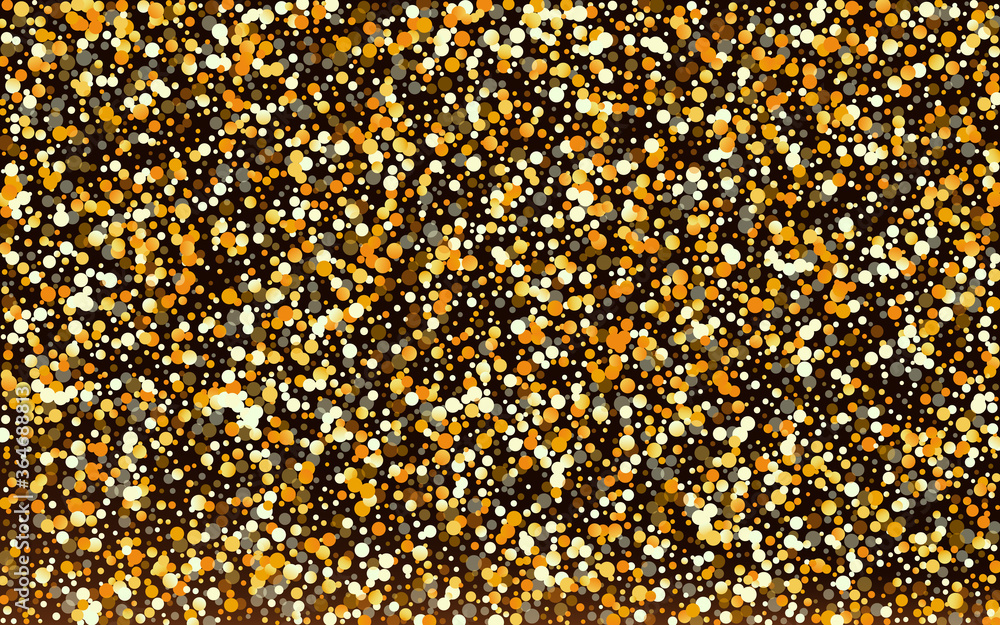 Yellow Polka Paper Brown Dark Background. Bright Yellow Polka Paper Brown Dark Background. Bright