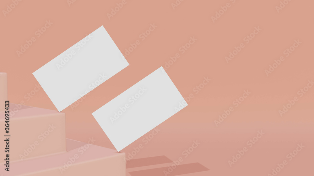 Minimal business card mockup Minimal business card mockup