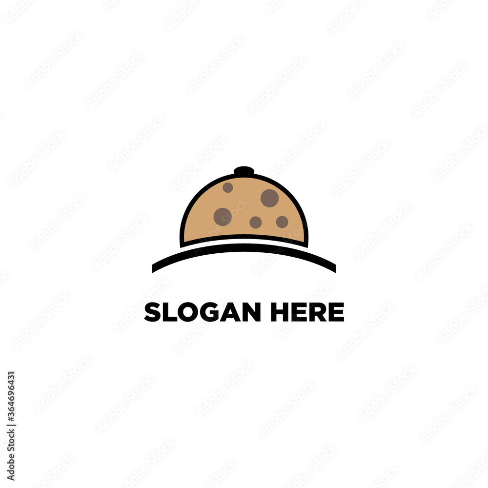 Cookie icon. Oatmeal cookies with chocolate chips. Cookie icon. Oatmeal cookies with chocolate chips.