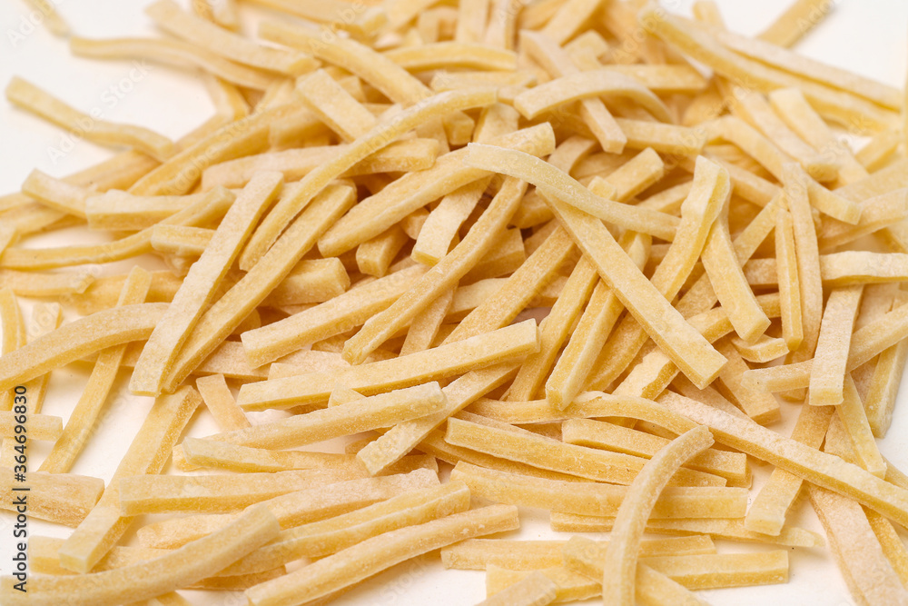 Staying at home with your family and preparing fresh home-made pasta (tagliatelle) Staying at home with your family and preparing fresh home-made pasta (tagliatelle)