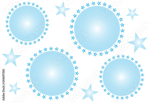 飛沫とウイルスのイメージのシンプルなデザインのフレーム イラスト ベクター