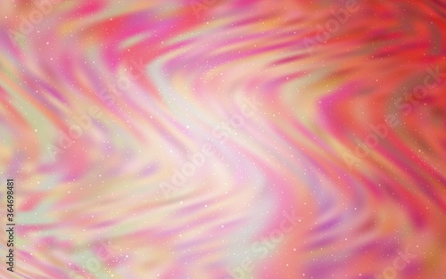 Light Pink vector pattern with night sky stars. Modern abstract illustration with Big Dipper stars. Pattern for astronomy websites.