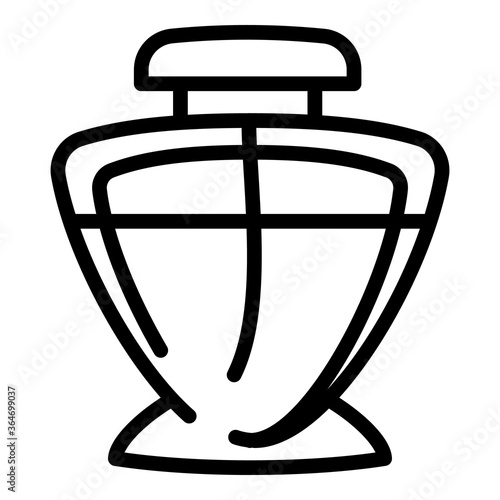 Bouquet perfume icon. Outline bouquet perfume vector icon for web design isolated on white background